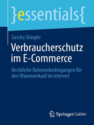 cover image of Verbraucherschutz im E-Commerce